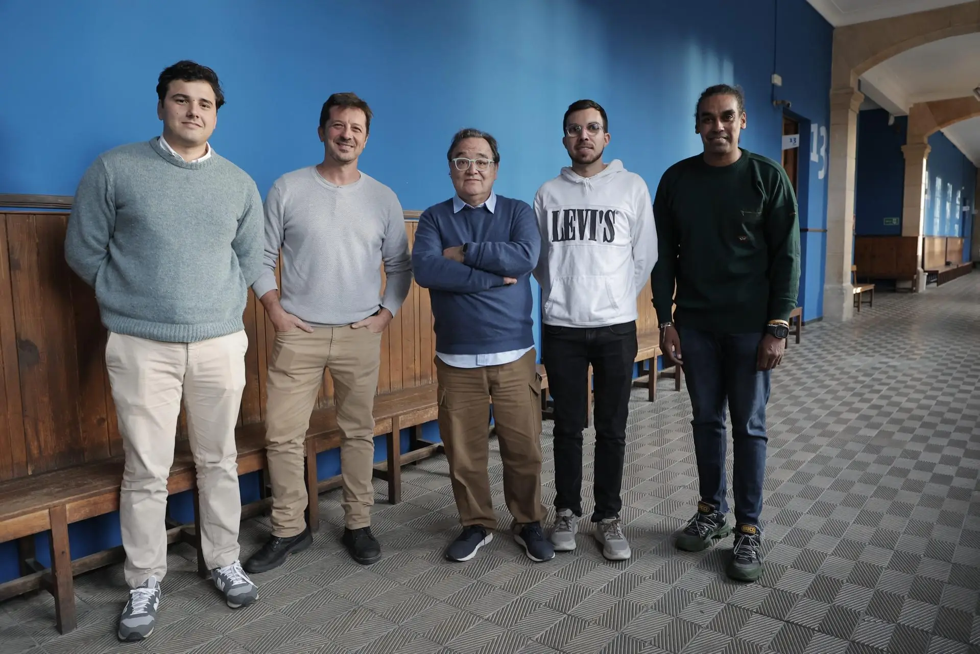Algunos de los participantes de Connect'Up, junto a Sergio Pastor