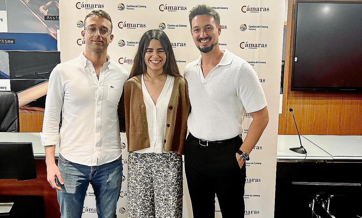 Jaume Perelló, Daniela Sarria y Francisco Tur