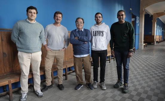 Algunos de los participantes de Connect'Up, junto a Sergio Pastor