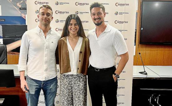 Jaume Perelló, Daniela Sarria y Francisco Tur