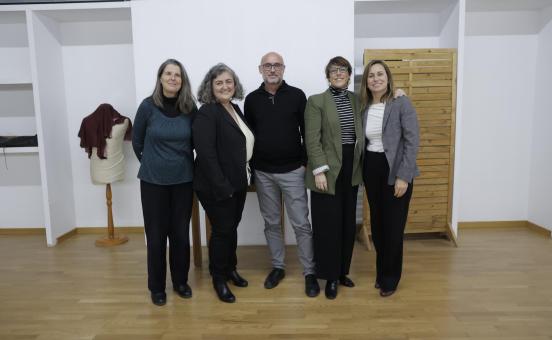 Desde la izquierda, Loren Carrasco, Imma Salamanca, Antoni Ramis, Dolors Feliu e Inés Rotger
