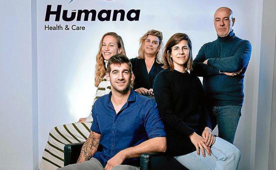 Por la izquierda, Esperança Lladó, Karina Ojanguren, José Eduardo Carretero,Maite Carretero e Iñaki Carretero